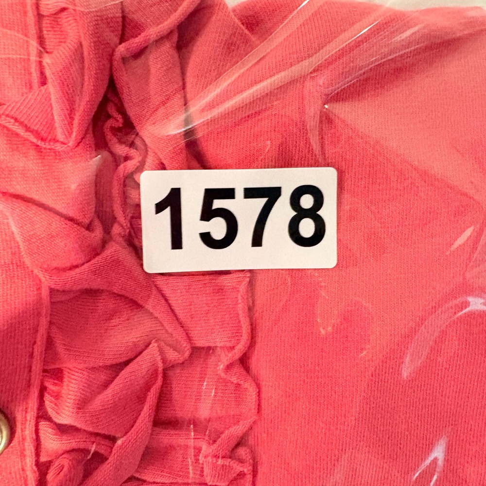 Matilda Jane Ruffle Dress Womens Medium Pink Excellent Smocked Sleeveless Knit - Picture 9 of 10